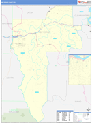Nez Perce County, ID Digital Map Basic Style